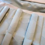 Tissu géométrique avec doublure occultante